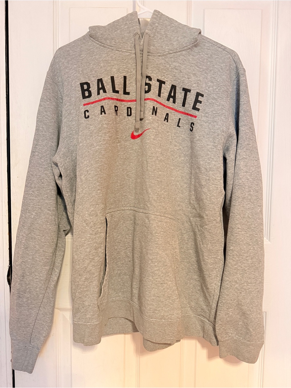 Nike Gray Ball State Cardinals Turtleneck Sweatshirt